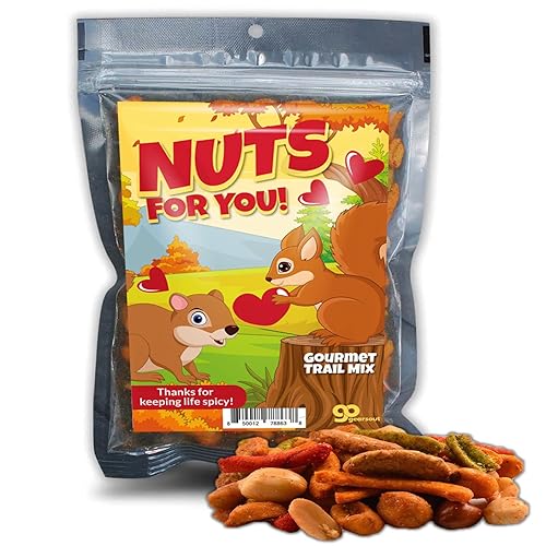 Nuts for You Spicy Trail Mix - Funny Valentine for Adults, Made in America