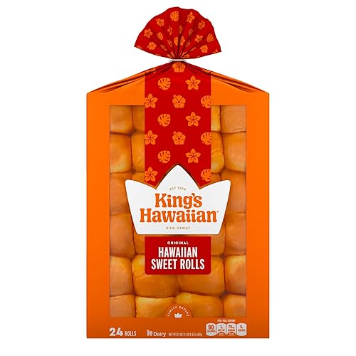 King's Hawaiian Original Hawaiian Sweet Rolls, 24 Count