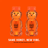 Nate's 100% Pure, Raw & Unfiltered Honey - Award-Winning Taste, 12oz. Honey Bear Bottle