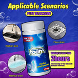 Drain Cleaner, Drain Clog Remover, Pipeline Dredging Agent, Powerful Pipe Dredging Agent, Powerful Sink & Toilet & Kitchen & Bathroom Cleaning 4 in 1