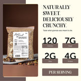 Laura's Gourmet Granola Dark Chocolate Crunch, 2 lb, Gluten-Free Oats, Vegan, Dairy & Soy Free Snack, Organic Agave, Bittersweet Chocolate & Cocoa