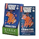 Riega Street Taco Seasoning, Organic Mexican Spice Blend for Cooking Authentic Meals, Carnitas, 1.1 oz Packets, 8 Count