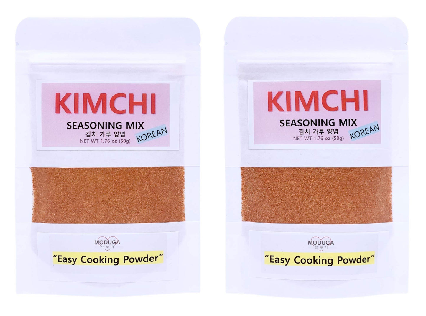 MODUGA's Gourmet Korean Kimchi Seasoning(#1 Original, 1.76Oz (pack of 2)), Kimchi Seasoning Mix Powder, Kimchi Sauce, Rich taste & Healthy seasoning