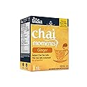 Tea India Chai Moments Ginger Chai Tea Instant Latte Mix Flavorful Blend Of Premium Black Tea, Ginger & Natural Ingredients Traditional Indian