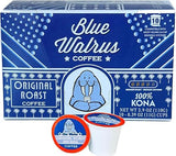 100% Kona Coffee Single Serve Pods - Medium Roast - Gourmet Premium Coffee - 10 K-Cup Single Serve Pods