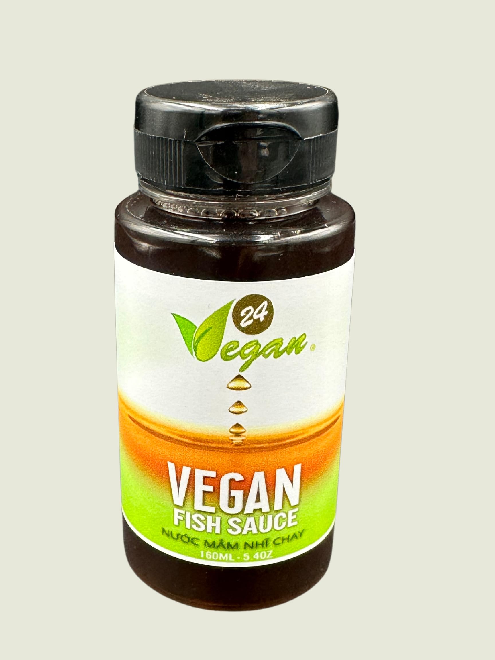 24Vegan Fish Sauces Premium Plant-Based Seasoning Sauce, All-Purpose Instant Flavor Boost, Gluten Free Fish Sauce, Gluten Free Soy Sauce, Vegetarian