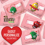 M&Ms Milk Chocolate Valentines Day Exchange Candy, 12.13 Oz (27Piece), 12.13 Oz
