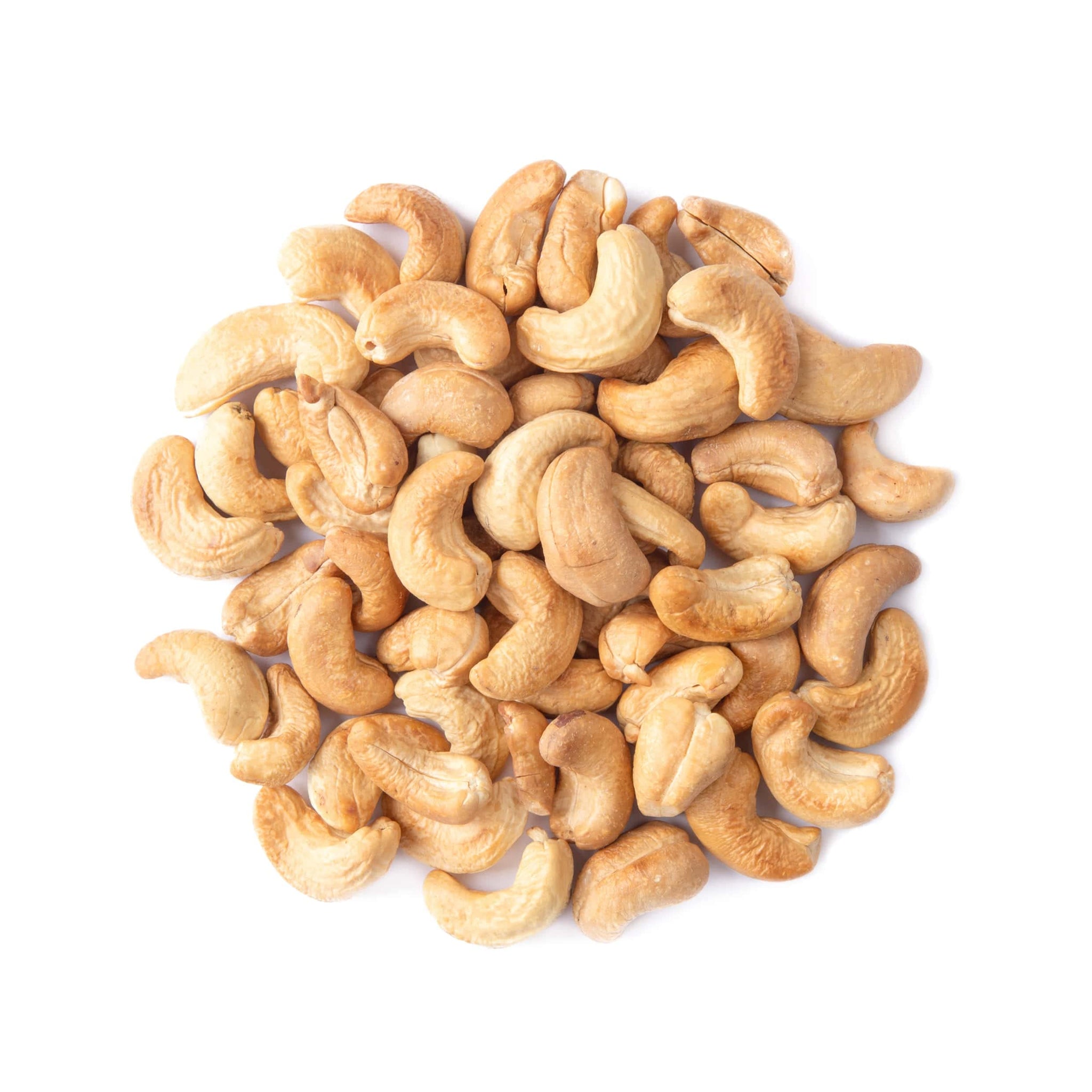 Food to Live Dry Roasted Whole Cashews with Himalayan Salt, 1 Pound Oven Roasted Lightly Salted Fancy Nuts, No Oil Added, Vegan, Kosher, Bulk. Crunchy