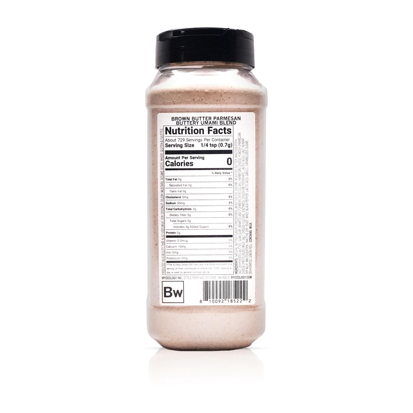 Spiceology - Brown Butter Parmesan Seasoning - Real Brown Butter, Parmesan & Lemon Peel - Chef-Crafted Umami Spice Blend for Pasta, Fries, Veggies