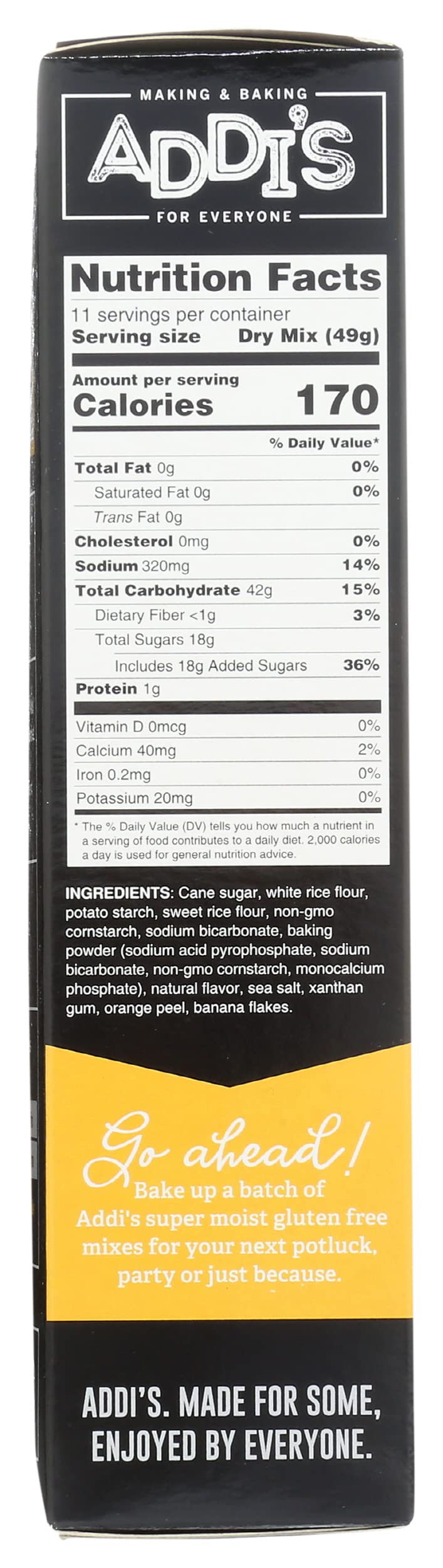 Addi's, Mix Banana Bread Super Moist, 19 Ounce