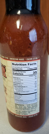 Cajun Cowboy BBQ Sauce, 12 fl oz, Cajun Style American Made