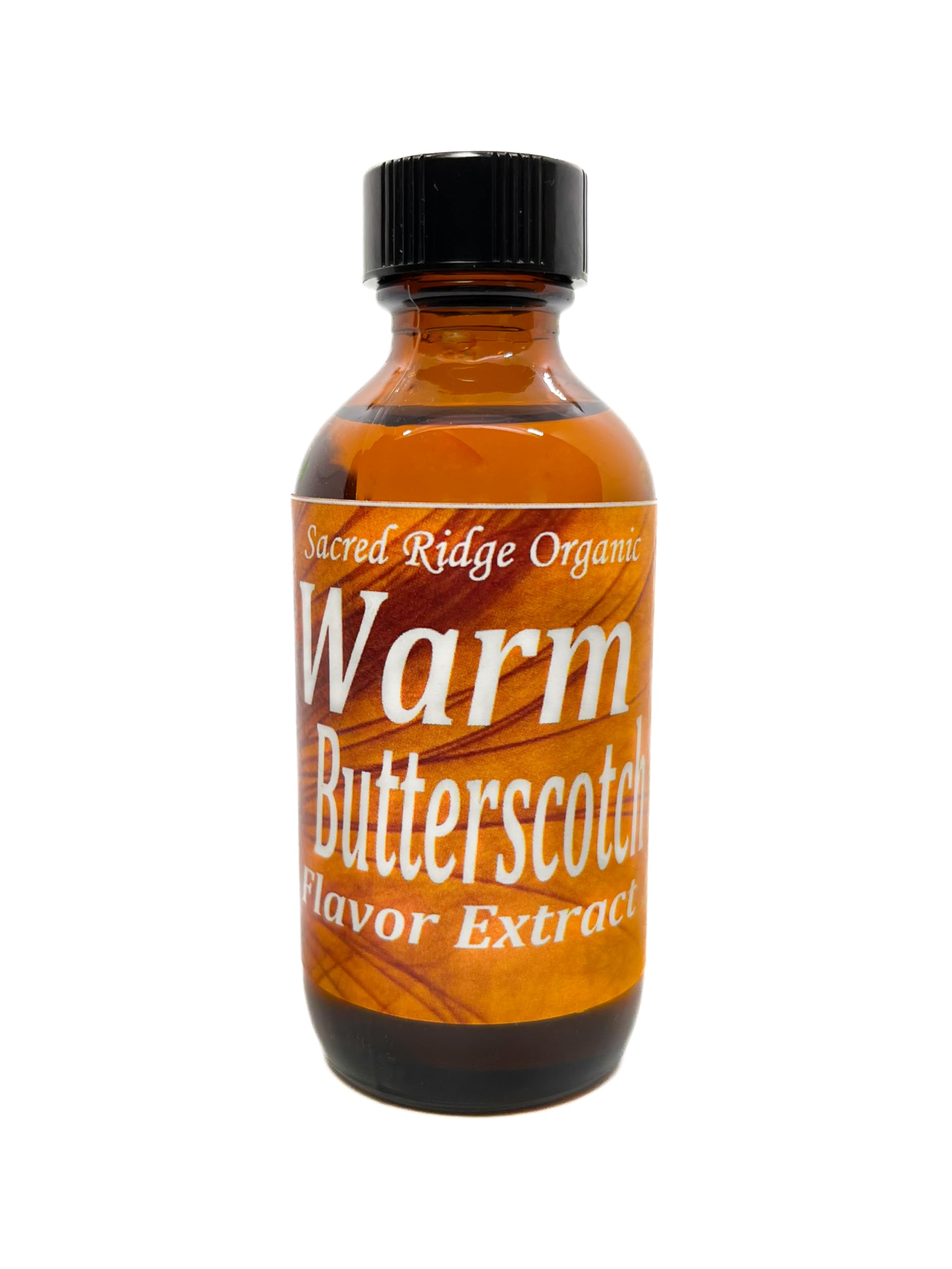Warm Butterscotch Flavor Extract Organic 2 oz - Butterscotch Flavoring Water Soluble, Sugar Free Flavor Drops for Baking, Coffee, Candy, Ice Cream
