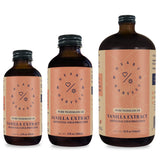 Madagascar Pure Vanilla Extract for Baking - Cold-Pressed Madagascar Vanilla Extract w/ Gift Box - No Added Sugar Vanilla Extract Keto - Real Vanilla
