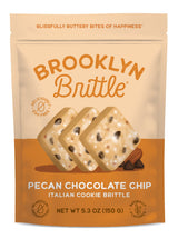 Brooklyn Brittle Deluxe Variety Bundle - Sweet & Savory Cookie Brittle|Italian Cookie Brittle|Flavors-Cinnamon Walnut, Espresso Chip, Lemon Cranberry