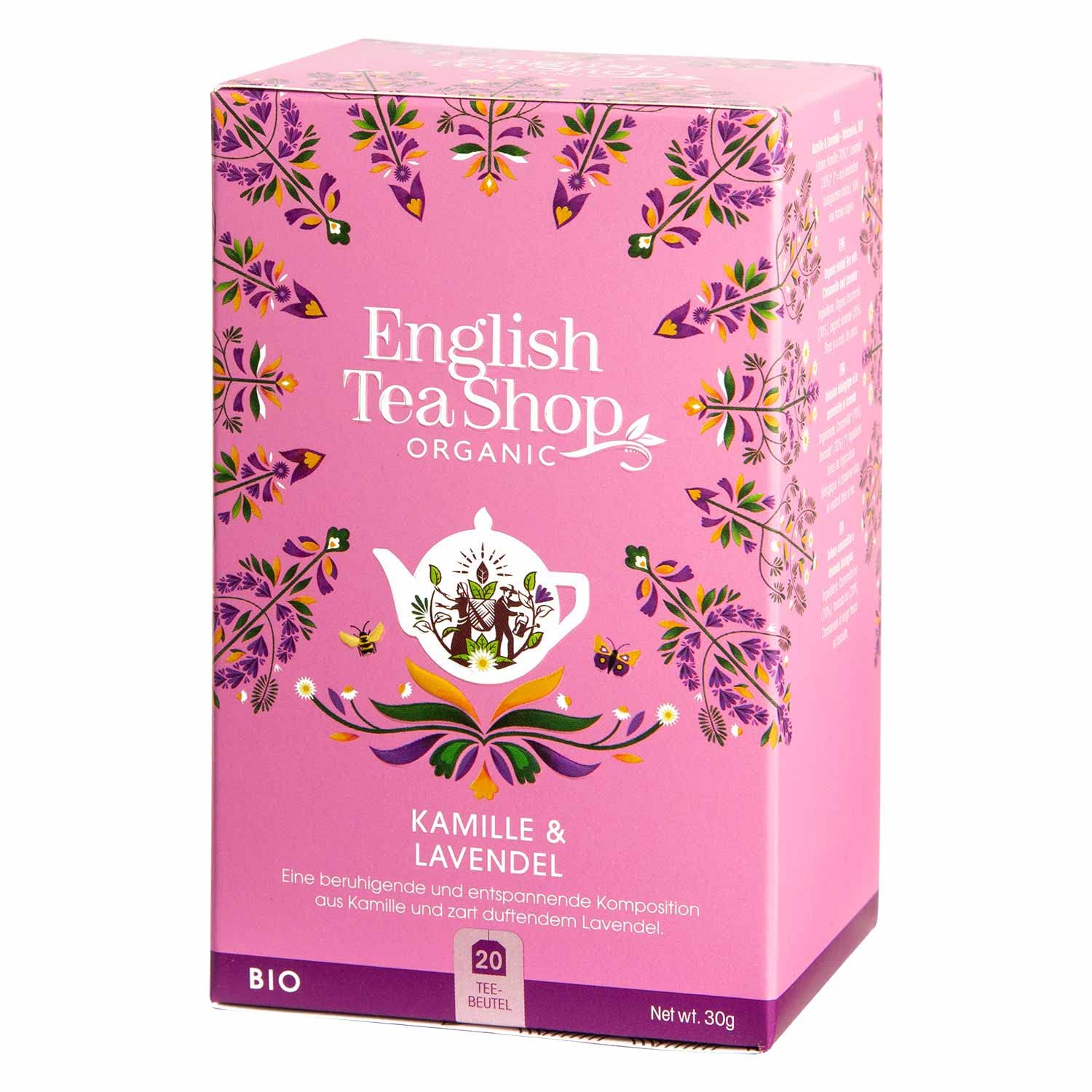 Chamomile Lavender - English Tea Shop - Organic Tea - 20 tea bags