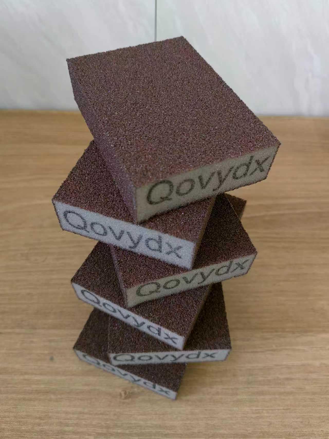 Qovydx 10 Pack Carborundum Sponges Nano Magic Emery Cleaning Sponge Rust Sponge for Pots and Pans Rust Remover Carborundum Nano Sponge
