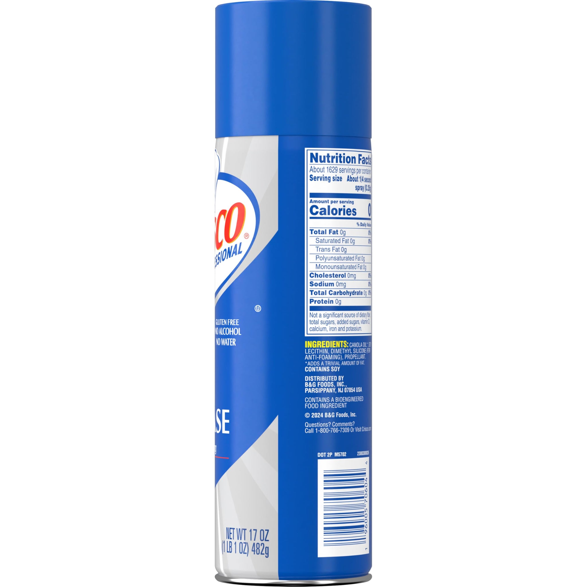 Crisco Professional No-Stick Cooking Spray, Cooking Pro, 17 Ounce