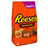 REESE'S Miniatures Milk Chocolate Peanut Butter Cups, Candy Party Pack, 30 oz