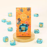Venchi Chocoviar Stracciatella Chocolate 15-Piece Elegant Gift Box - Milk Chocolate Shell, Creamy Cocoa Nibs and Vanilla Beans Filling & Topped