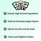 Bark2Basics Dog-Off Laundry Liquid Detergent, 1 Gallon - 128 Loads, Dog Friendly, Eliminates Pet Odors and Stains from Clothes, Towels, and Apparel