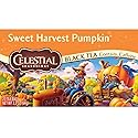 Celestial Seasonings Black Tea,Sweet Harvest Pumpkin, 20 Bags (Pack of 6)