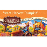 Celestial Seasonings Black Tea,Sweet Harvest Pumpkin, 20 Bags (Pack of 6)
