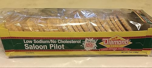 Diamond Bakery Low Sodium/No Cholesterol Saloon Pilot Crackers Tray (7oz)