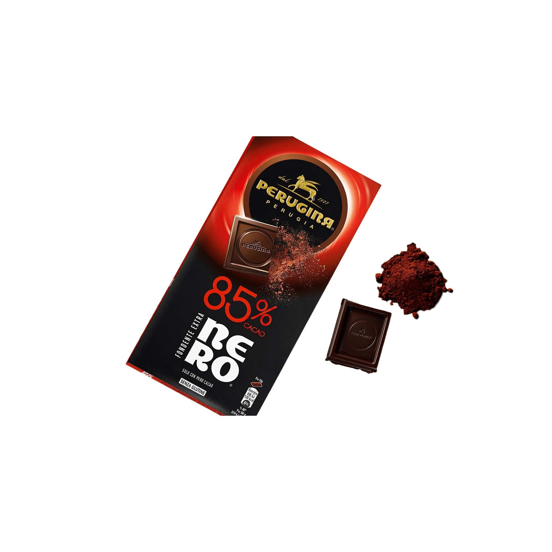 Perugina Chocolate Bars 3oz (1 Bar/unit) (Extra Dark Chocolate 85%)