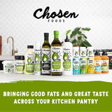 Chosen Foods Classic Mayo, 12 Fl Oz - 100% Pure Avocado Oil-Based Mayonnaise - Non-GMO, Gluten-Free, Keto Friendly - 355mL Glass Jar (Pack Of 1)