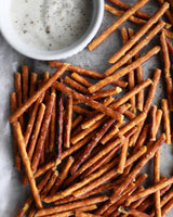 Pop Daddy Flavored Pretzels Sticks, Gourmet Pretzels, 7.5oz Variety Pack, 6 Pack, Garlic Parm, Cinnamon Sugar, Peppercorn Ranch, Smoked Gouda, Dill