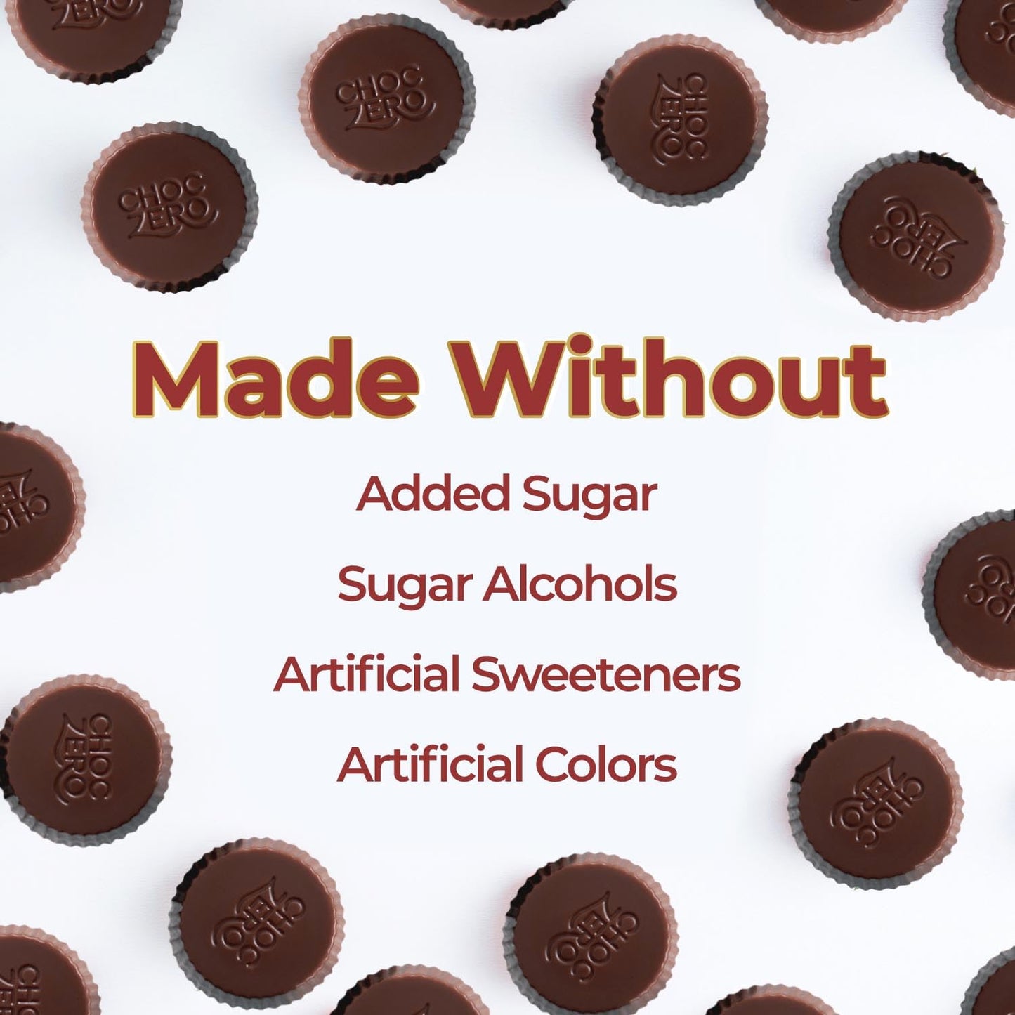 ChocZero Milk Chocolate Peanut Butter Cups, No Added Sugar, Low Carb Snack, High Fiber, Keto Friendly, 32 Total Cups (4 Ounce, Pack of 4)