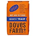 Doves Farm Quick Yeast 4.41 oz (125g) - Fast Acting Gluten Free Yeast for Baking Bread, Pizza Dough, Rolls | For Hand Baking and Bread Machine |
