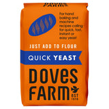 Doves Farm Quick Yeast 4.41 oz (125g) - Fast Acting Gluten Free Yeast for Baking Bread, Pizza Dough, Rolls | For Hand Baking and Bread Machine |