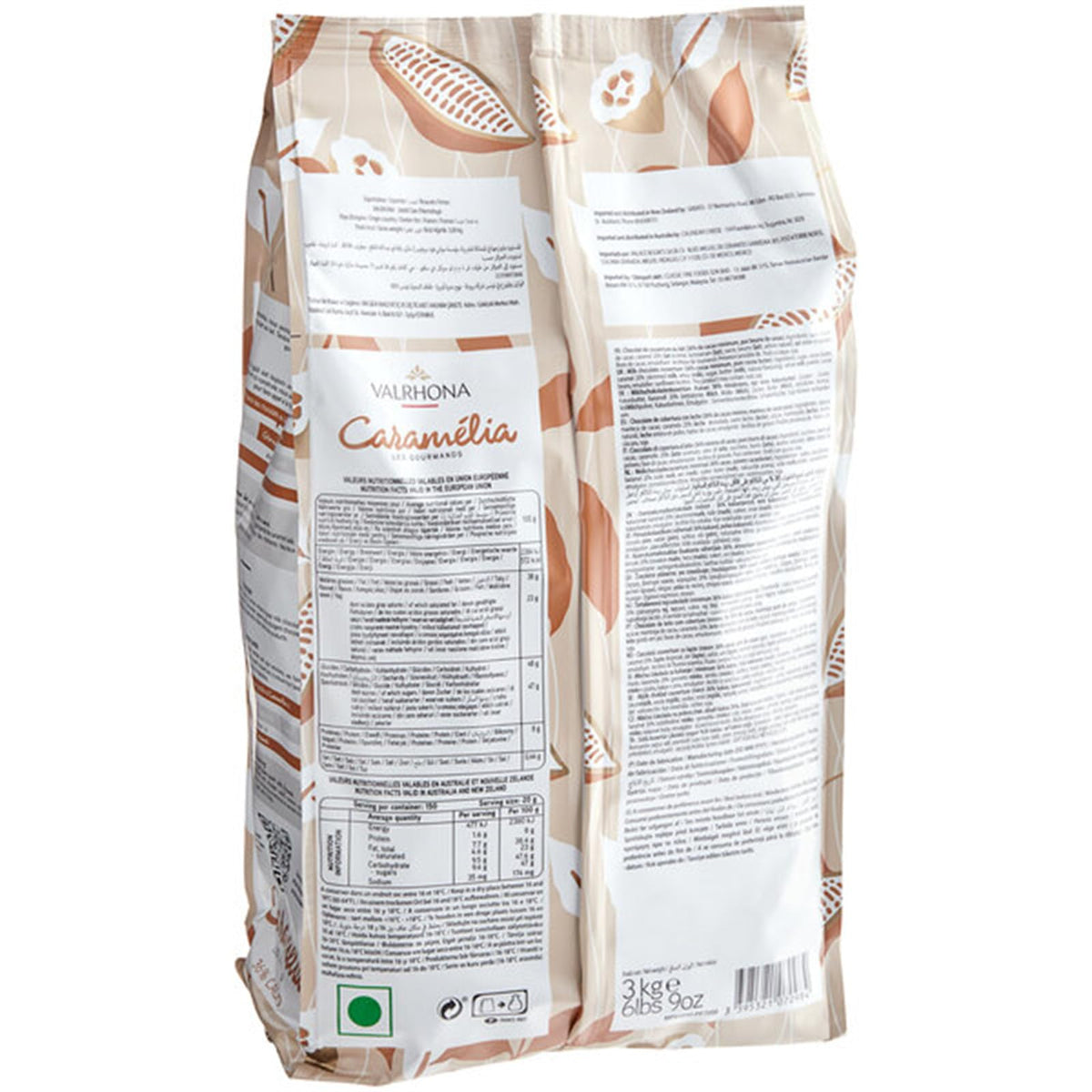 36% Milk Chocolate Feve 6.6 lb. WS-999VAL7098-NF