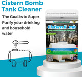 Solutions HOCL Power Clean with HOCL Cistern Tank Cleaner - Cistern Tank Bomb Cleaning Super Cleans your Cistern (100 Gram - Treats 5,000 Gallons)