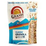 Grandy Organics Classic Granola - Certified Organic & Low Sugar Granola - 8g Protein - Non GMO & Dairy Free - Oats, Pumpkin Seeds, Cashews & Walnuts