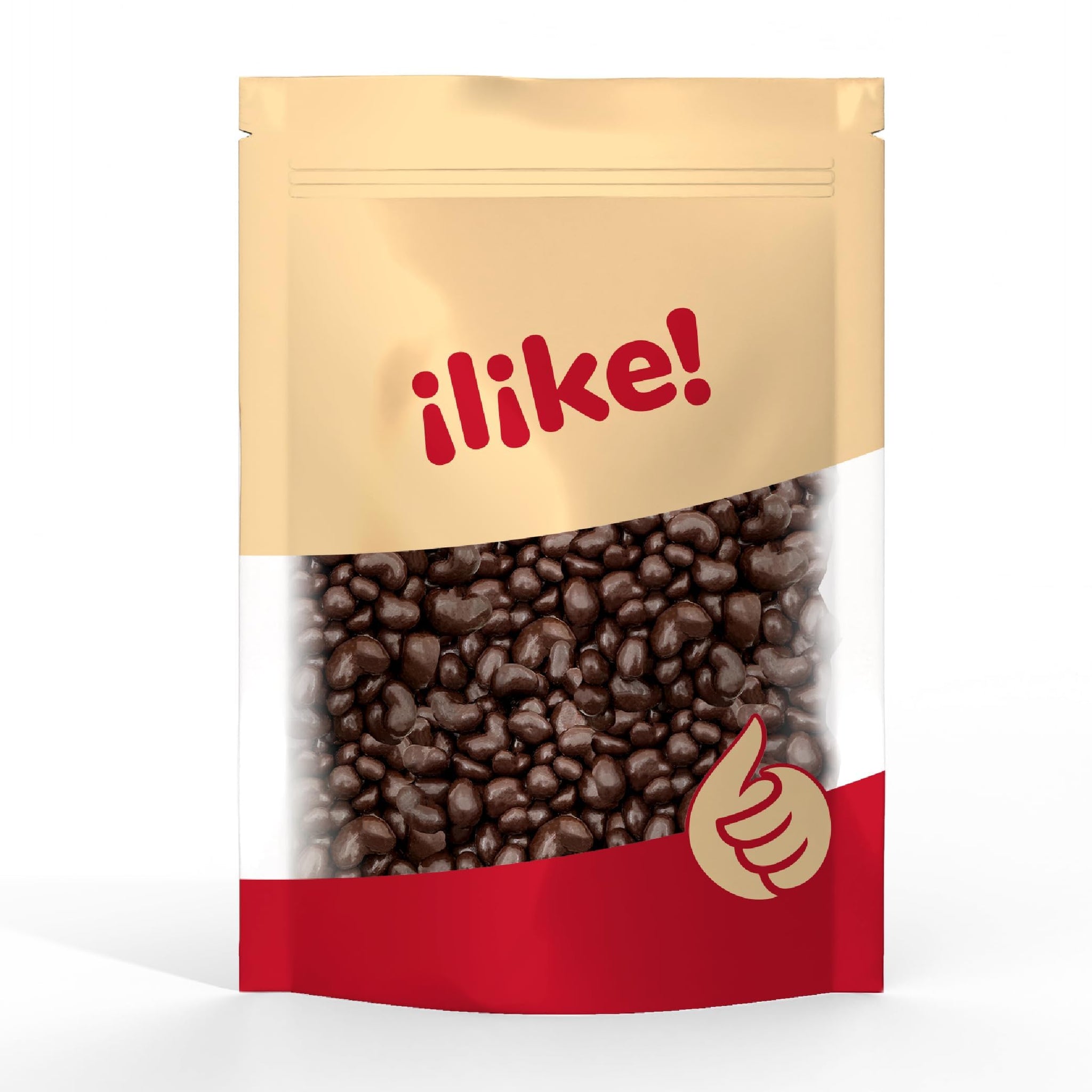Dark Chocolate Covered Cashews 2-Pound Bag | Bulk Dark Chocolate Nuts | Coated Roasted Cashews for Snacking, Gifting, Office Candy Jars & Dessert