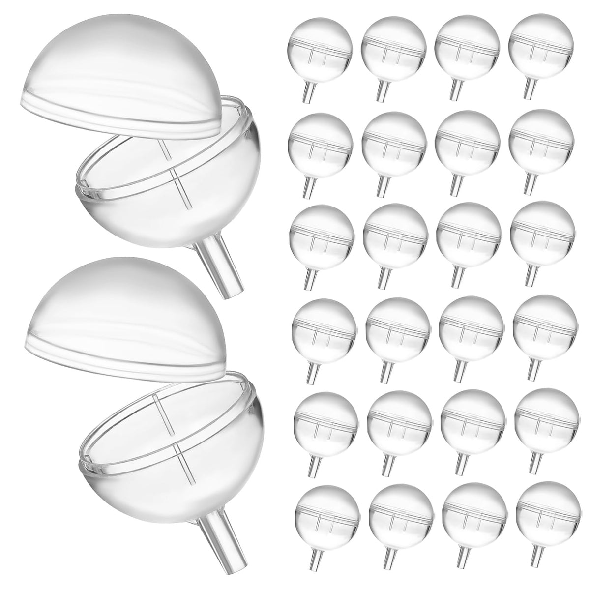 MAGICLULU 80 Pack Candy Bouquet Holders Acrylic Cups for Chocolates Candy Bouquets Easy Assembly Elegant Presentation