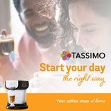 Tassimo Costa Caramel Latte 16 discs, 8 servings (Pack of 5, Total 80 discs, 40 servings)