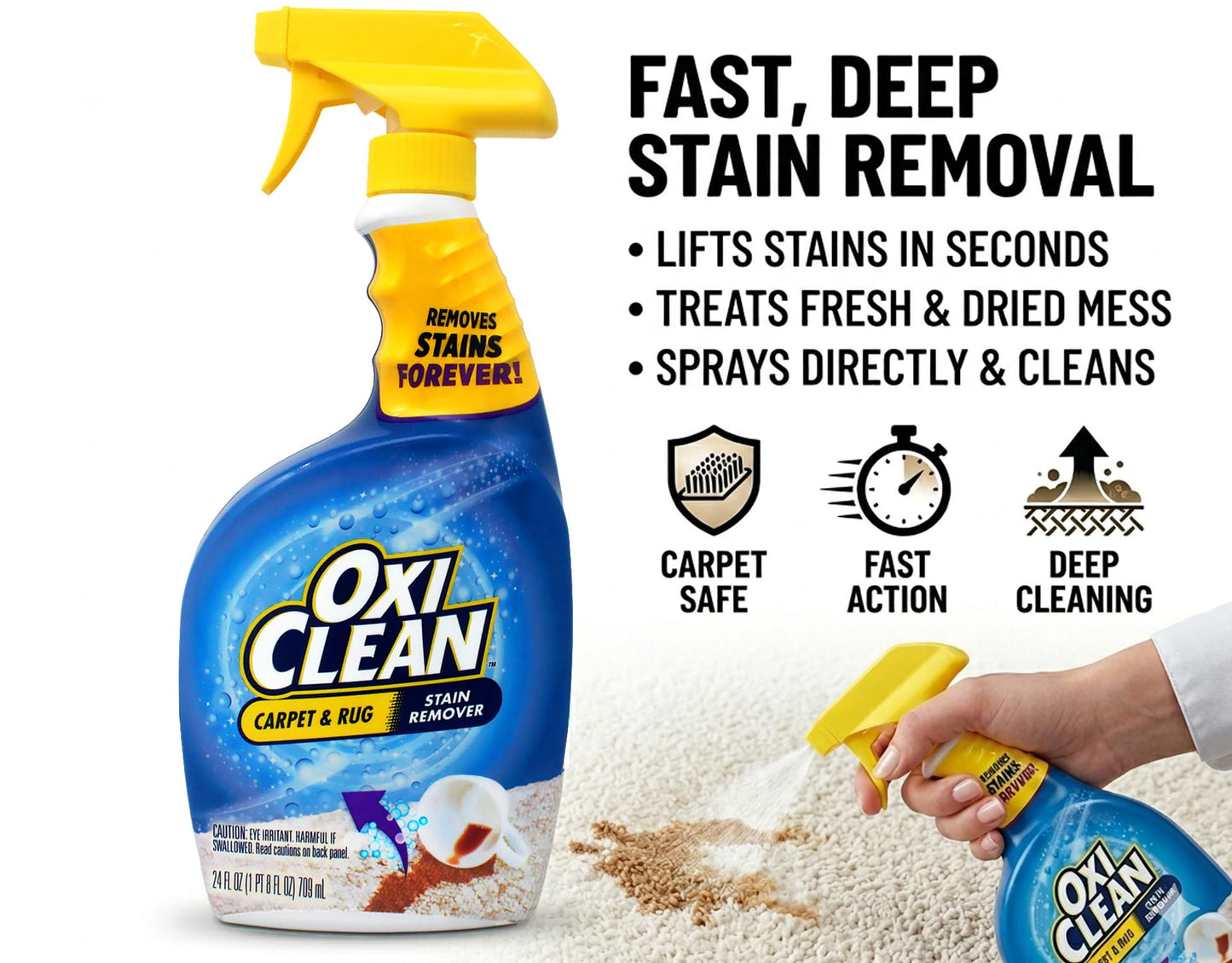 OxiClean Carpet Stain Remover - 24oz