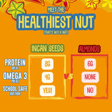 Brass Roots Organic Incan Protein Seeds - High Protein, School Safe, Nut Free, High Omega 3, Supports Gut Health, Good Source of Fiber, Shark Tank (10