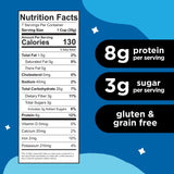 Three Wishes Grain-Free Protein Breakfast Cereal - 8g Protein and 3g Fiber - Healthy, Low-Sugar Breakfast Cereal, Gluten Free, Vegan-Friendly, Non-GMO