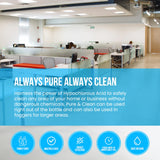 PURE & CLEAN Multi Surface Cleaner Hypochlorous Acid Cleaning Solution Powerful HOCl for Use On Most Any Surface All Purpose Cleaner Hospital Grade