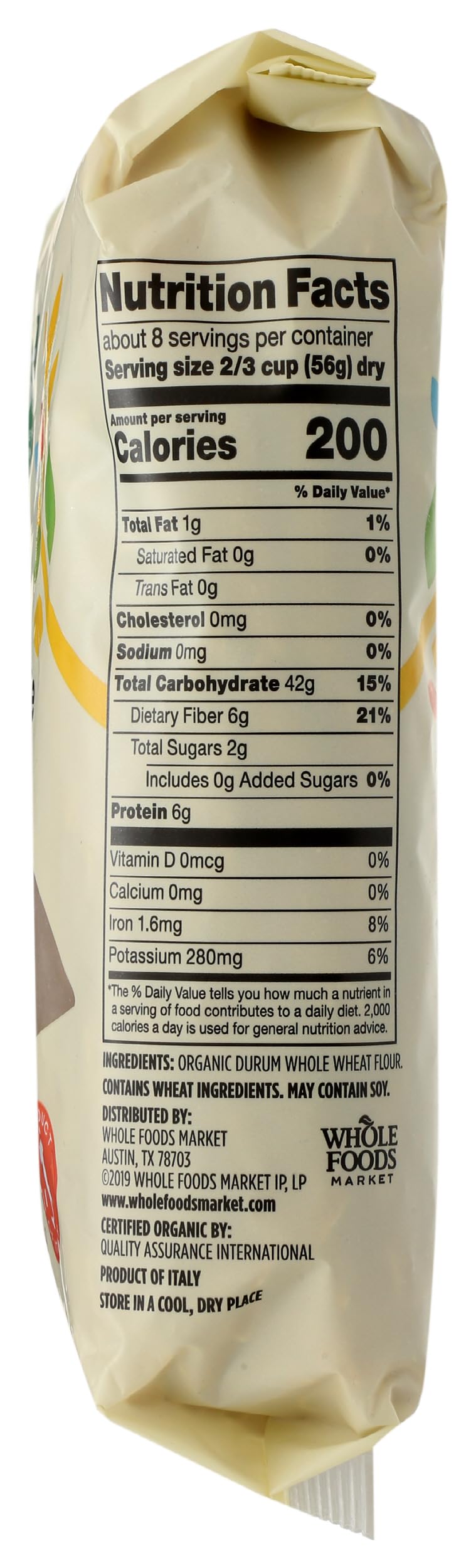 365 by Whole Foods Market, Organic Whole Wheat Penne Rigate, 16 Ounce