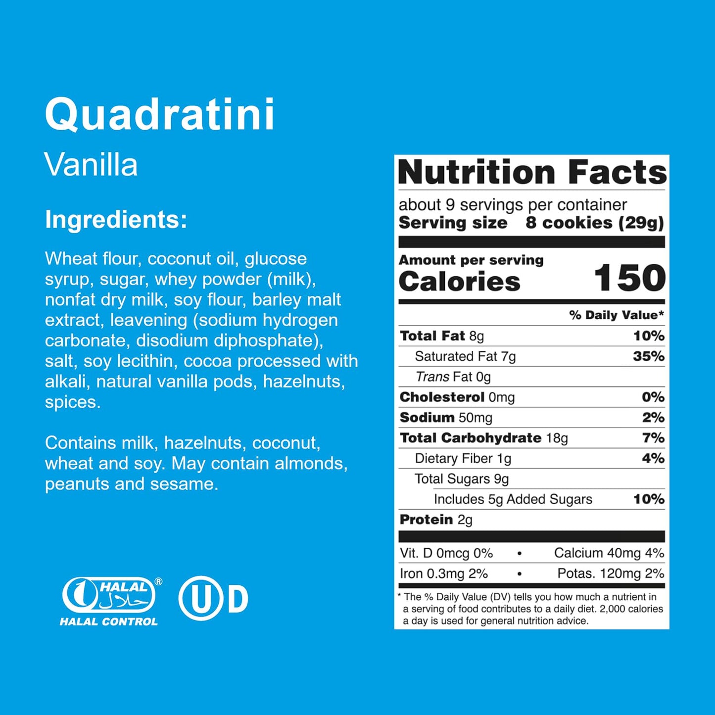 Loacker Quadratini Fruity Variety Pack Wafer Cookies LARGE - Mix of Lemon, Vanilla, and Raspberry Yogurt - Premium Crispy Bite Size Wafers - LARGE