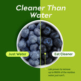 CleanBoss Eat Cleaner Triple-Action Fruit + Veggie Wash Refill - 64 oz - Removes Harmful Residue - Keeps Produce Fresh Up to 5X Longer - Vegan, Gluten