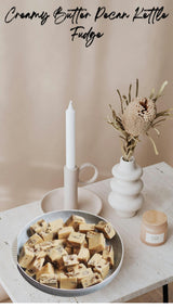 8oz. Nuts to You Smooth and Creamy Butter Pecan Kettle Fudge | Fresh Gourmet Candy | Decadent and Delicious Handcrafted Fudge