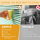 10 Pcs Venetian Window Blind Cleaner Duster Tool Set, Mini Blind Cleaner Duster Brush, Hand Held Air Conditioner Shutters Duster, Dirt Cleaner
