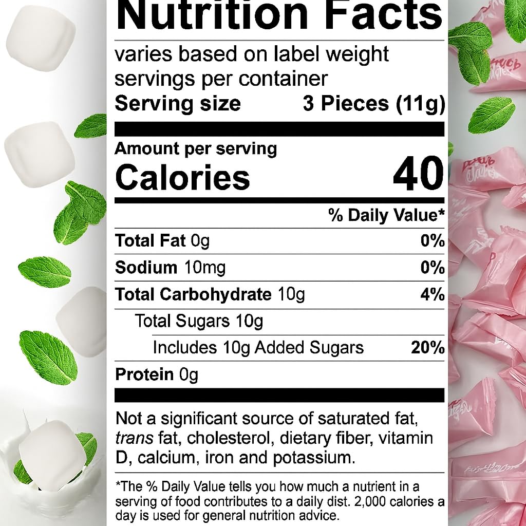 Baby Girl Buttermints - 100 Count - Pink Candy For Baby Shower - Baby Shower Candy - Perfect For Gender Reveal Parties, Hospital Goodie Bags, Welcome