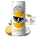 Once Upon a Coconut Premium Pineapple Coconut Water - Low Calorie All-Natural Drink with Electrolytes - Non-GMO - Gluten-Free - 10.8 Fl Oz (Pack